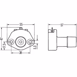 Interrupteur, lumière principale HELLA 6AJ 001 751-021