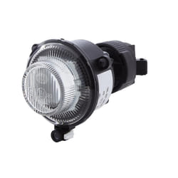HELLA 1NL 007 186-061 Projecteur antibrouillard blanc rond droit, gauche avec ampoule avec cache