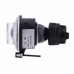 HELLA 1NL 007 186-061 Projecteur antibrouillard blanc rond droit, gauche avec ampoule avec cache