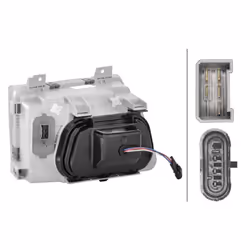 Projecteur principal HELLA 1AH 007 774-011 - Vue supplémentaire 4