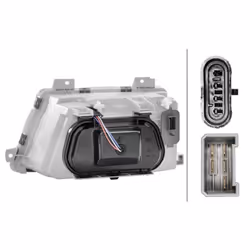 Projecteur principal HELLA 1AH 007 774-021 - Vue supplémentaire 4