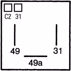 Centrale clignotante HELLA 4DM 005 698-021