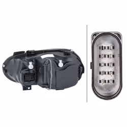 Projecteur principal HELLA 1EJ 007 700-081, droite