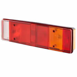 Feu arrière; HELLA; gauche, droit P21W, R5W noir 12, 24 sans ampoules avec porte-lampe; pour MAN, SCANIA; E43178, E44060, E49 ...