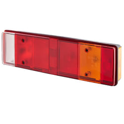 HELLA 2VP 008 204-061 Feu arrière gauche, droit P21W, R5W noir 12, 24 sans ampoules avec porte-lampe MAN: F 2000, SCANIA: 3 - series