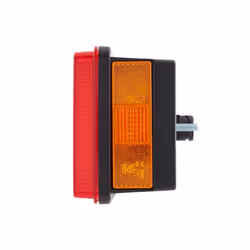 HELLA 2VP 008 204-061 Feu arrière gauche, droit P21W, R5W noir 12, 24 sans ampoules avec porte-lampe MAN: F 2000, SCANIA: 3 - series