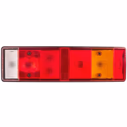 HELLA 2VP 008 204-061 Feu arrière gauche, droit P21W, R5W noir 12, 24 sans ampoules avec porte-lampe MAN: F 2000, SCANIA: 3 - series - Vue supplémentaire 5