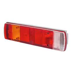 HELLA 2VD 008 205-021 Feu arrière droit P21W, R5W noir 12, 24 sans ampoules avec porte-lampe SCANIA: 4 - series