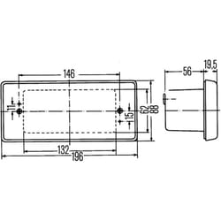 Feu clignotant HELLA 2BA 003 734-001