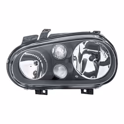 Phares; HELLA; gauche H7/H1/H3, W5W, PY21W, H7, H1, H3 DE, FF, Halogène 12 noir transparent pour circulation à droite; pour V ...
