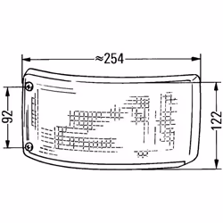 Feu clignotant HELLA 2BA 004 119-001