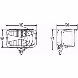 Projecteur principal HELLA 1AB 007 145-001