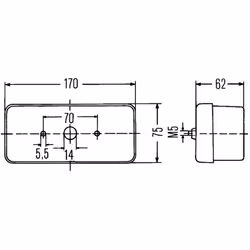 Feu clignotant HELLA 2BE 002 582-031 - Vue supplémentaire 2