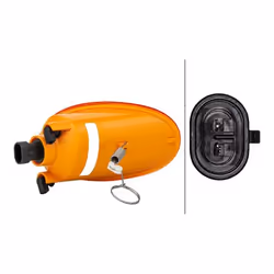 HELLA 2BA 270 016-031 Clignotant jaune avant gauche avec ampoule, avec porte-lampe H21W Halogène 12 FIAT: Multipla