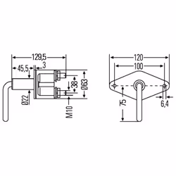 Coupe-batterie HELLA 6EK 008 458-011