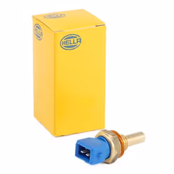 Sonde De Température De Liquide De Refroidissement; HELLA; Bleu Bleu avec joint d'étanchéite; pour BMW, OPEL, PEUGEOT, CITROË ...