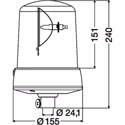 Gyrophare HELLA 2RL 008 063-111