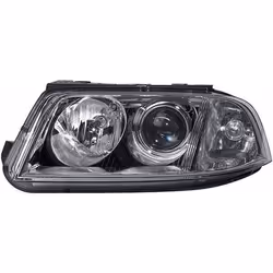 Phares; HELLA; gauche H7/H7, W5W, PY21W DE, FF, Halogène 12 transparent pour circulation à gauche; pour VOLKSWAGEN, VW; E1120 ...
