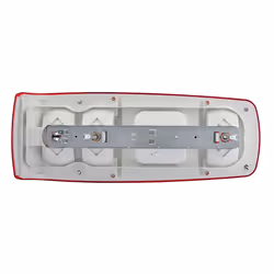 HELLA 2VA 007 502-061 Feu arrière droit blanc/rouge blanc/marron avec ampoules, pour remorques - Vue supplémentaire 4