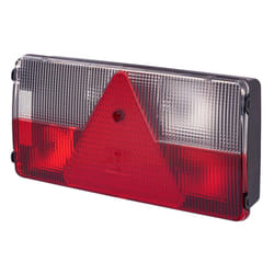 HELLA 2VB 341 032-121 Feu arrière droit transparent noir pour remorques, sans ampoules