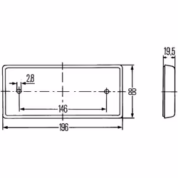 Catadioptre HELLA 8RA 003 734-101
