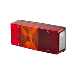 HELLA 2SE 007 547-041 Feu arrière droit Rouge noir sans ampoules