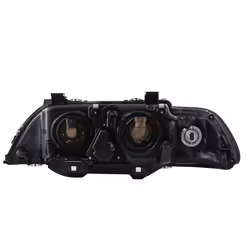 HELLA 1LL 008 053-601 Phares droit PY21W, H7/H7 FF, asymétrique, Halogène, DE 12 transparent pour circulation à gauche BMW: 5 Berline, 5 Touring