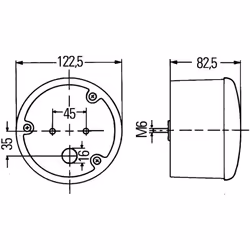 Feu clignotant HELLA 2BA 964 169-501