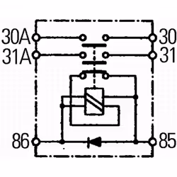 Coupe-batterie HELLA 6EK 008 776-011