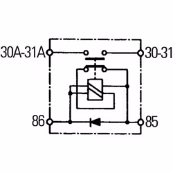 Coupe-batterie HELLA 6EK 008 776-031
