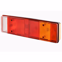 Feu arrière; HELLA; droit P21W, R5W noir 12, 24 sans ampoules avec porte-lampe; pour DAF, MAN; 1357076, 1625986, E43178, E440 ...