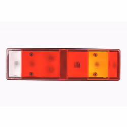 HELLA 2VP 008 204-241 Feu arrière droit P21W, R5W noir 12, 24 sans ampoules avec porte-lampe DAF: CF 85
