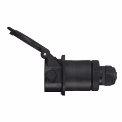 HELLA 8JB 007 242-011 Prise de remorque 24 15 avec bouchon de protection/ soufflet 12098 IP 54 - Vue supplémentaire 2