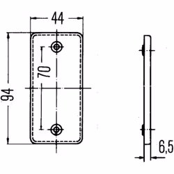 Catadioptre HELLA 8RA 003 326-001
