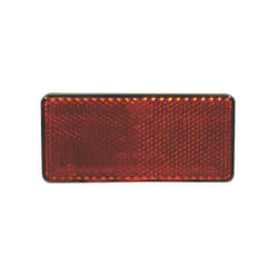 Catadioptre rectangle rouge 94x44mm autocollant HELLA 8RA003326031