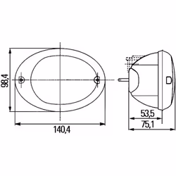Feu clignotant HELLA 2BA 343 130-051 - Vue supplémentaire 5