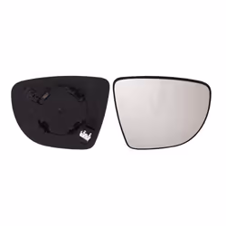 Verre de rétroviseur, rétroviseur extérieur; HELLA; côté conducteur ou passager chauffant; pour IVECO, MERCEDES-BENZ; 0067658 ...