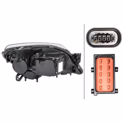 Projecteur principal HELLA 1EL 008 700-311, gauche