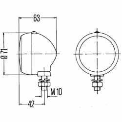 Feu de position HELLA 2PF 001 648-161