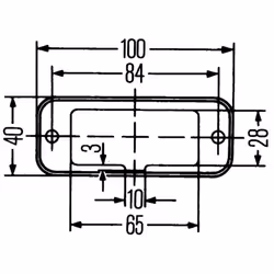 Feu de position HELLA 2PF 961 167-021