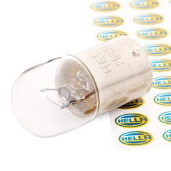 HELLA 8GA 002 071-121 Ampoule, feu éclaireur de plaque 12 5 R5W BA15s MERCEDES-BENZ: Classe E Berline, Sprinter 2-T Camion plate-forme/Châssis, 190