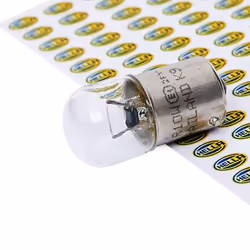 Ampoule, feu éclaireur de plaque; HELLA; 12 10 R10W BA15s; pour SEAT, PEUGEOT, OPEL, CITROËN, RENAULT; 02338036, 3005977, 450 ...