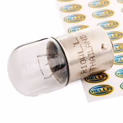 Ampoule, feu clignotant; HELLA; 12 10 R10W; pour PEUGEOT, VOLKSWAGEN, RENAULT, FIAT, BMW; 12V10WR10WECO, 2800616003