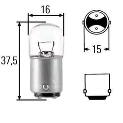HELLA 8GA 002 071-361 Ampoule 24 5 R5W IVECO: EuroCargo I-III