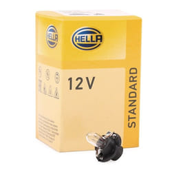 HELLA 8GA 007 997-121 Ampoule, éclairage des instruments 12 1,2 Ampoule sur socle BX8.4d Halogène
