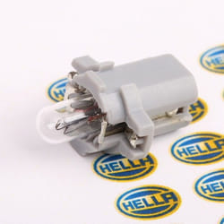 HELLA 8GA 007 997-061 Ampoule, éclairage des instruments 24 1,2 Ampoule sur socle B8.3d Halogène