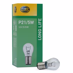 Ampoule; HELLA; 12 21/5 P21/5W avant, arrière; pour CITROËN, MERCEDES-BENZ, OPEL, VOLVO, CHEVROLET; 72454789, X825107041000, ...
