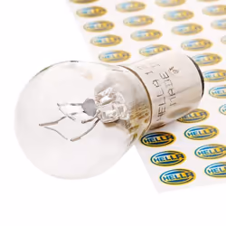 Ampoule, feu stop/feu arrière; HELLA; P21/4W 12 21/4; pour VOLKSWAGEN, MERCEDES-BENZ, VOLVO, PEUGEOT, SKODA; 40150397, 343000 ...