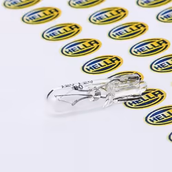 Ampoule, éclairage des instruments; HELLA; 12 W1,2W W2x4.6d Halogène; pour VOLKSWAGEN, AUDI, SKODA, VW, SEAT; 02374874, 72380 ...