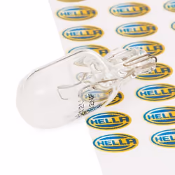 Ampoule, feu éclaireur de plaque; HELLA; 12 5 W5W W2.1x9.5; pour PEUGEOT, RENAULT, CITROËN, TOYOTA, VOLKSWAGEN; 1297700611, 4 ...